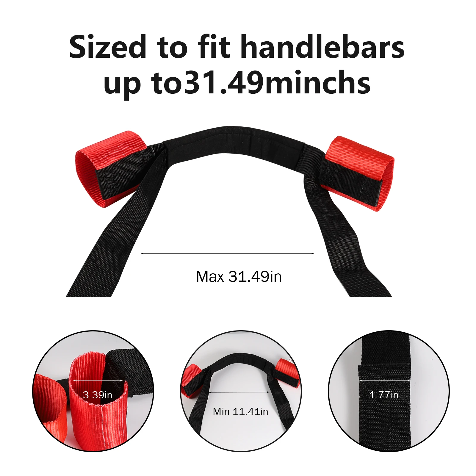 The Motorcycle Handle Strap Is Easy to Adjust and Can Maintain the Stability and Safety of the Vehicle During Transportation