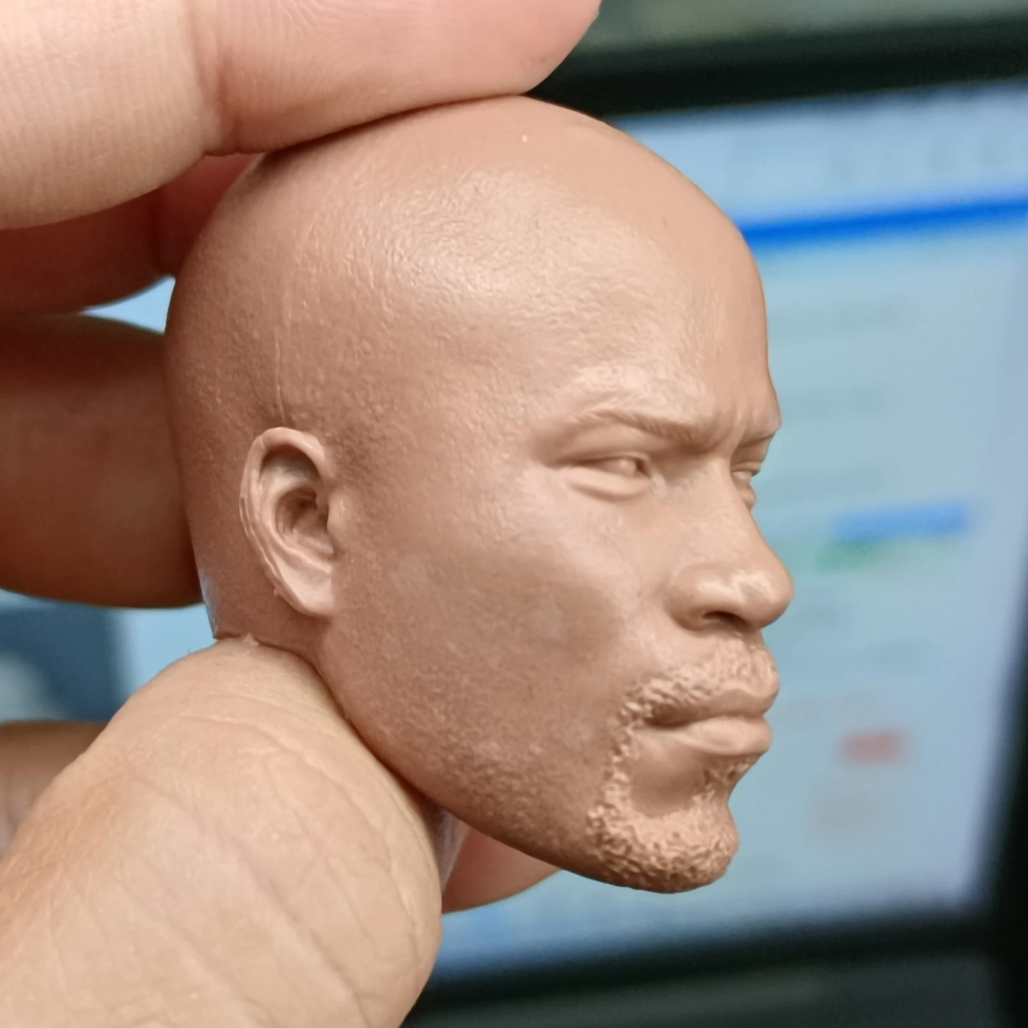 1/6 Bilancia Luke Cage Mike Colter Testa Sculpt PVC Testa Intagliare Modello Misura 12 ''Soldato Maschio Action Figure Corpo Bambole