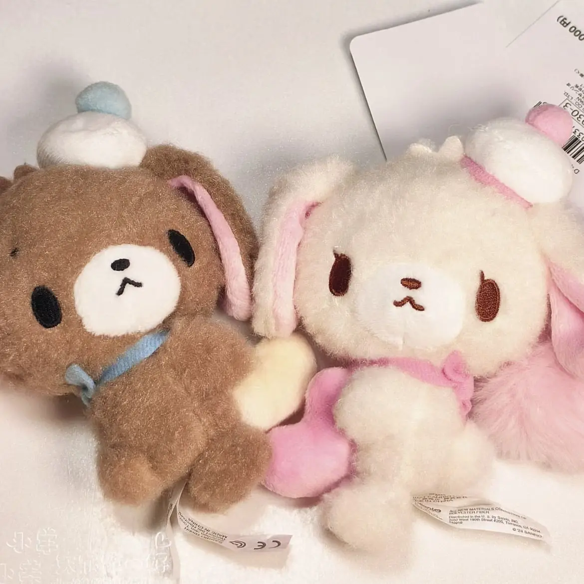 Cute Furry Doll Pendant Cartoon Sweet Girl Plush Pendant Bag Pendant Portable Keychain Gift For Girlfriend