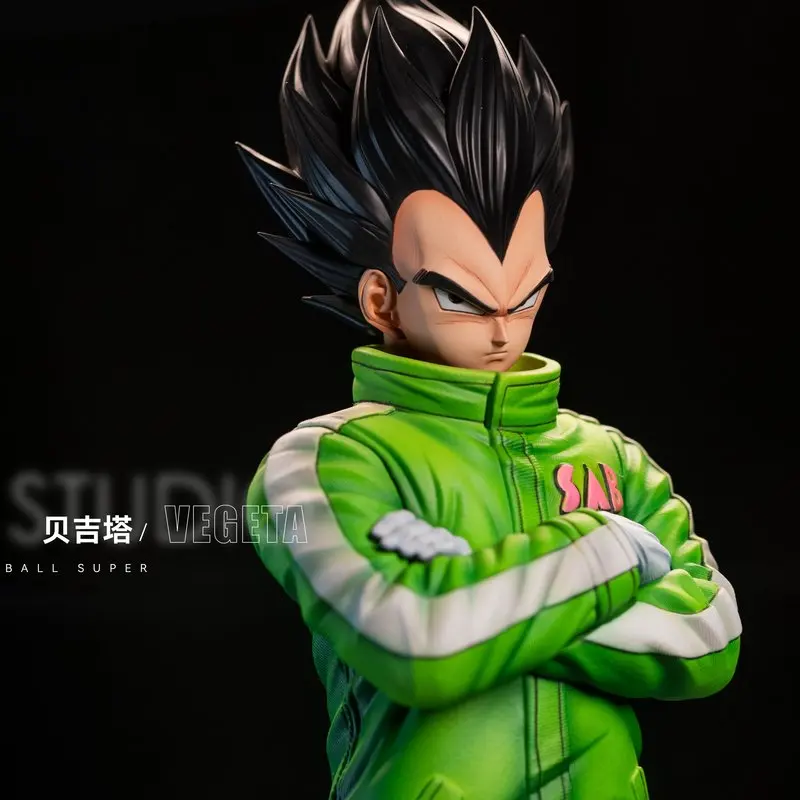Dragon Ball Anime Action Figure Super Saiyan Vegeta Son Goku Snow Coat Statue Collectible Model For Adult Anime Collectors