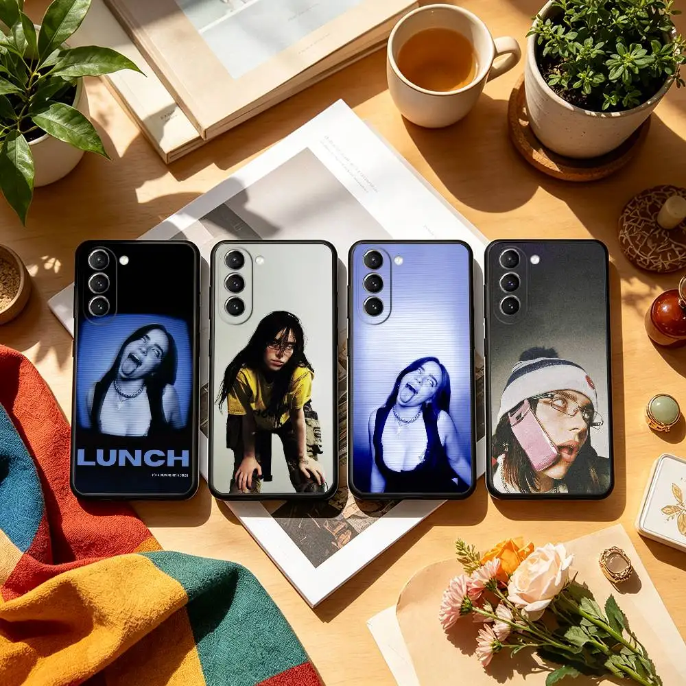 L-LUNCH B-BILLIES SINGER  Phone Case For Samsung S26,S25,S24,S23,S22,S21,S30,Ultra,Plus,Fe,Lite,Note,10,Black Cover