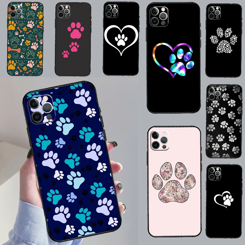 Dog Paw Case For Samsung Galaxy A17 A57 A16 A56 A36 A54 A34 A14 A52 A32 A12 A13 A33 A53 A15 A35 A55