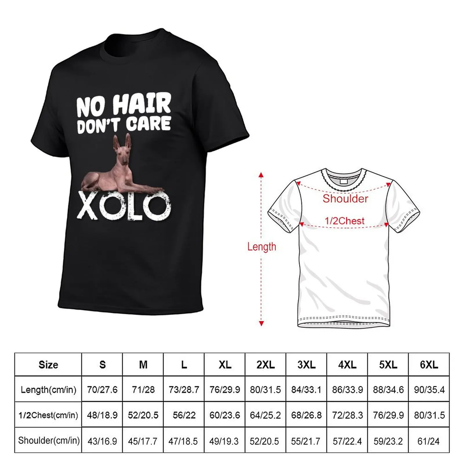 Xolo No Hair Don't Care T-Shirt designer shirts shirts graphic tee korean fashion t shirts for men pack