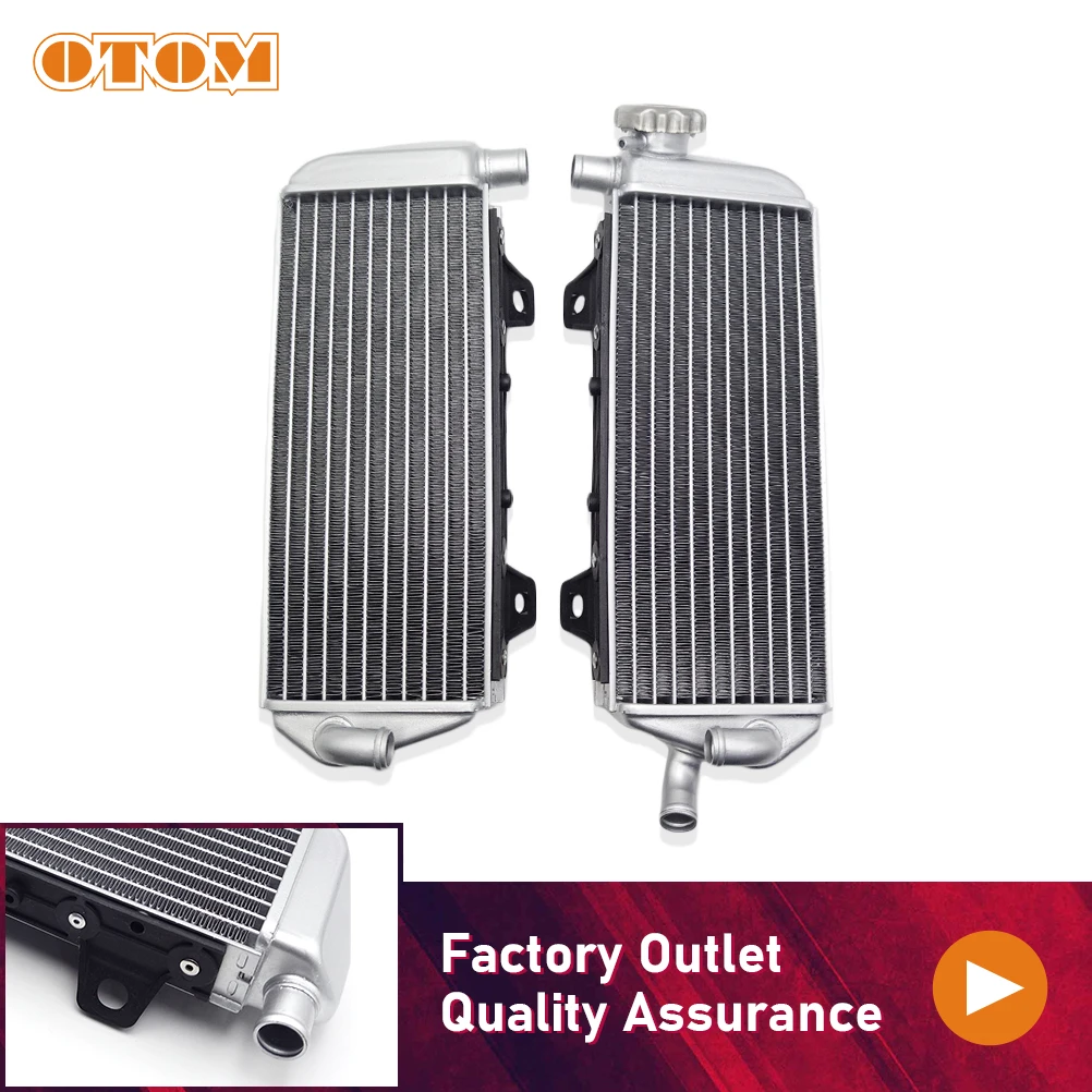 

NEW Motorcycle Accessories Radiator Cooler Engine Cooling Left Right Aluminum For KTM HUSQVARNA GASGAS 2019-2023 Pit Dirt Bike