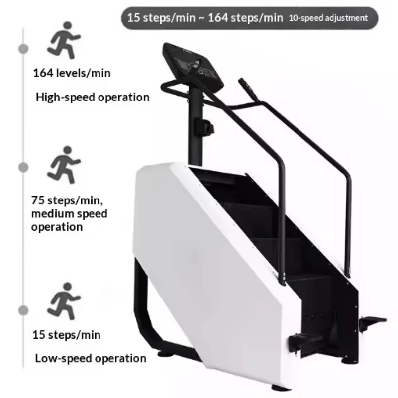 YTYINCommercial Mini Stepper Gym Stair Stepper Cardio Training Fitness Equipment Electric Anti-Slip Portable Carbon Steel