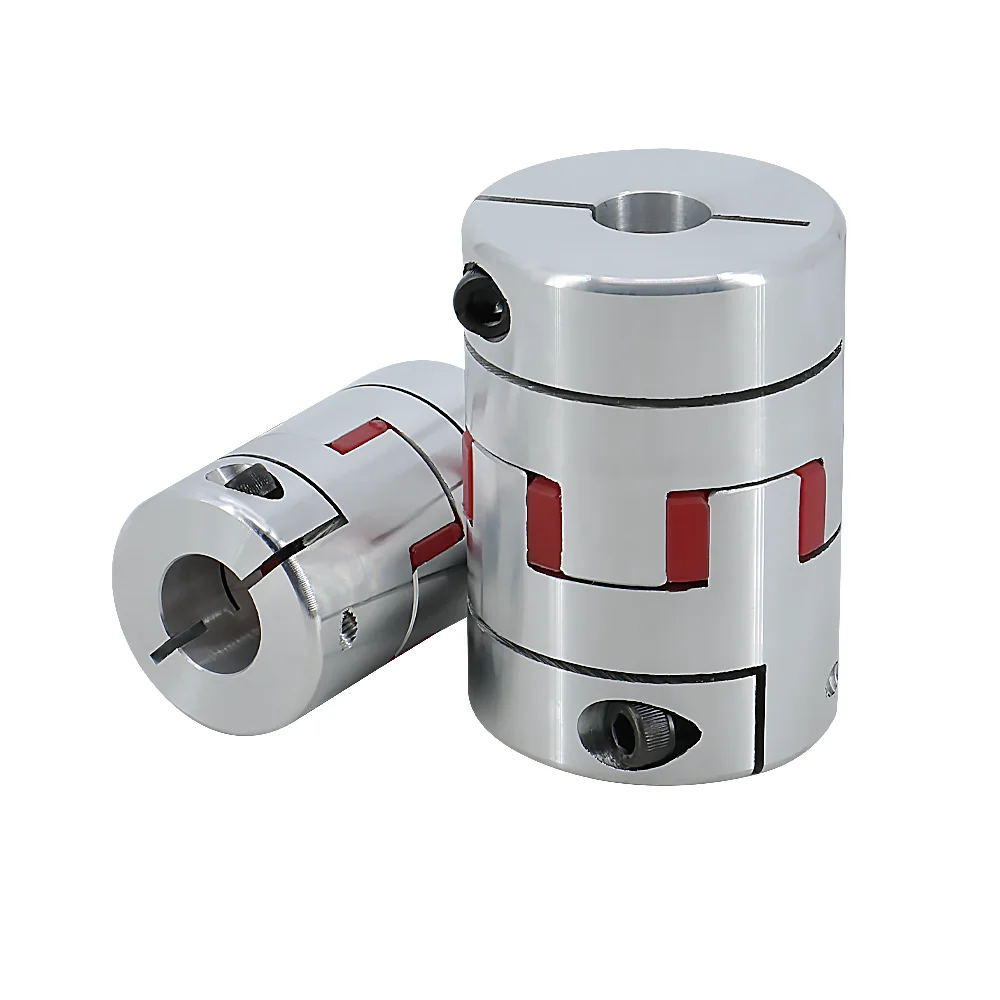 

HLTNC D55L78 Aluminum Plum Flexible Coupling Motor Shaft Connector Inner Dia 10-30mm for Large CNC Ballscrew Coupler Router