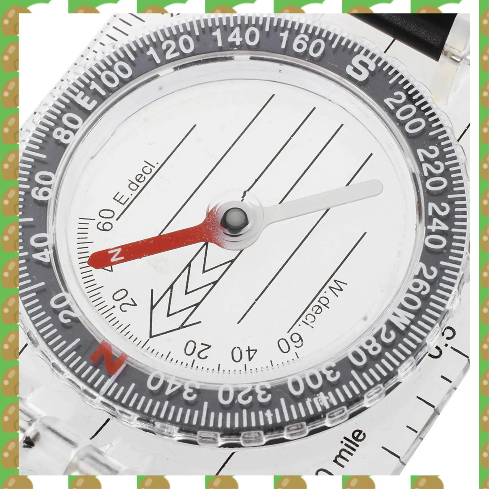 

T36C 2X складная навигационная базовая пластина для кемпинга, линейка компаса, карта