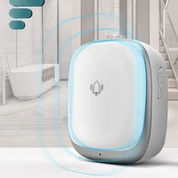 Wireless Home Doorbell  Elderly Deaf Mute Remote Control Power Caller Doorbell  Waterproof Doorbell 300m Range US EU UK Plug