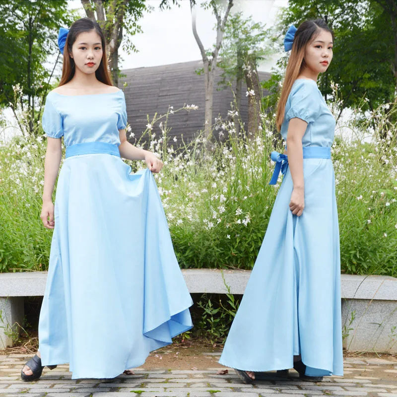 PeterPan Wendy lange rok Rachel cosplay kostuum Halloween kostuum traditionele dameskleding podiumprestatie outfit