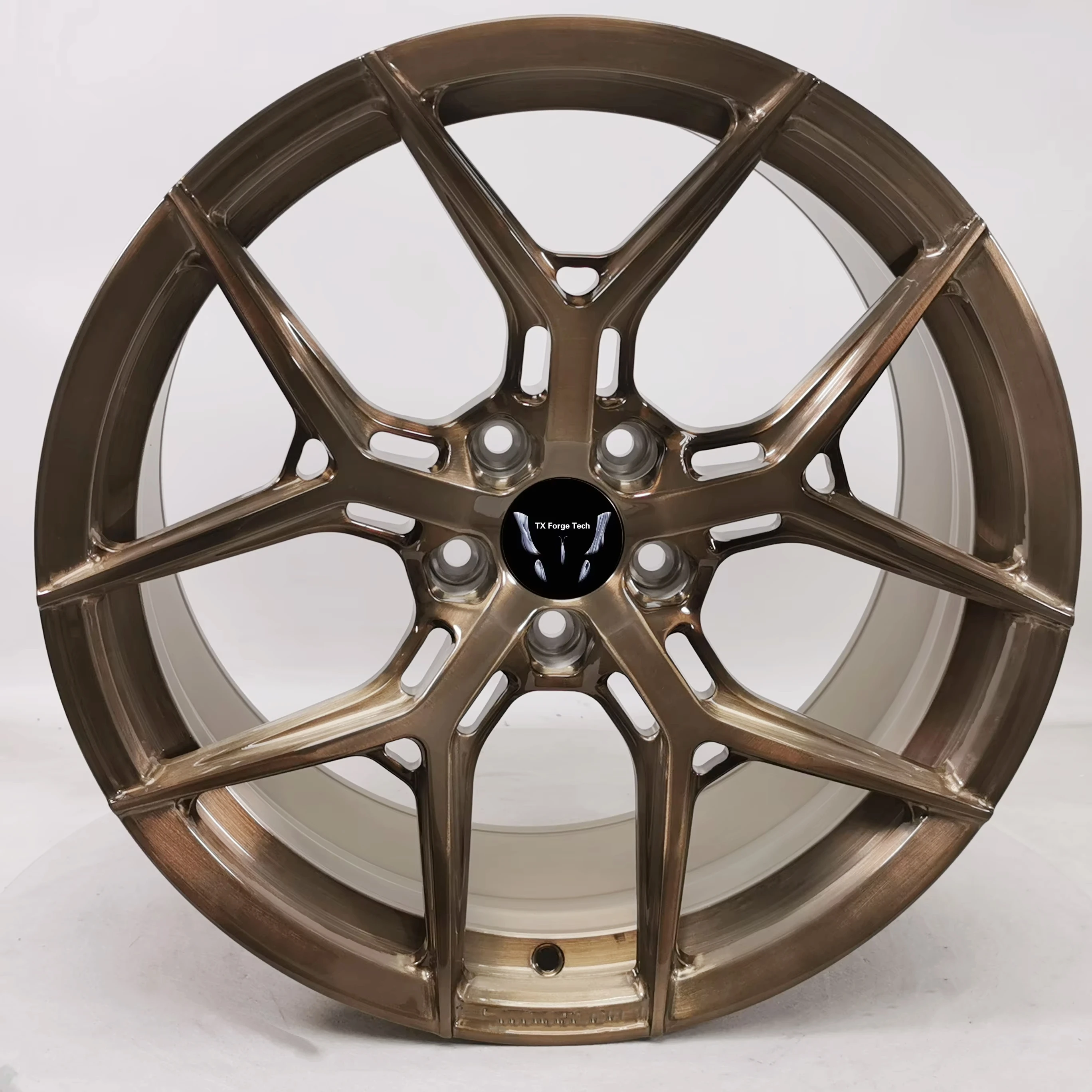 

Высококачественные автомобильные колеса из кованого алюминиевого сплава 18/19 дюймов с бронзовой отделкой и PCD 35/40 мм ET и 98 мм для новых пассажиров