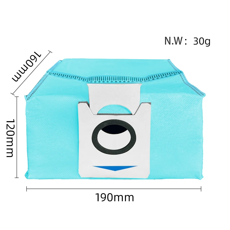 Dust Bag For ECOVACS DEEBOT X1 OMNI/TURBO T10 TURBO Robot Vacuum Cleaner High Capacity Dust Bags Disposable Dust Bin Parts