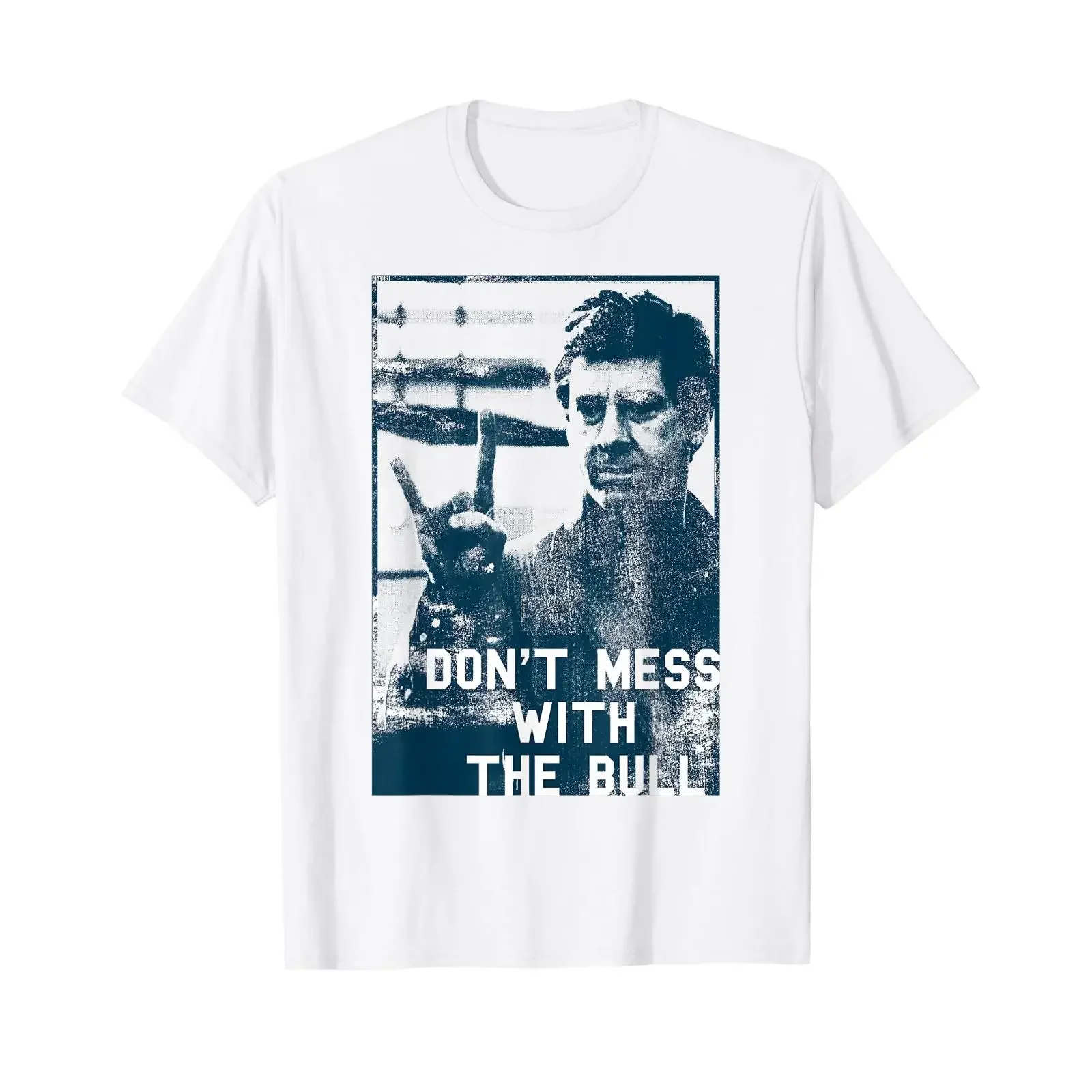 Breakfast Club Don't Mess With The Bull T Shirt vintage Washed Versatile Slightly streetwear homme Casual Stretched