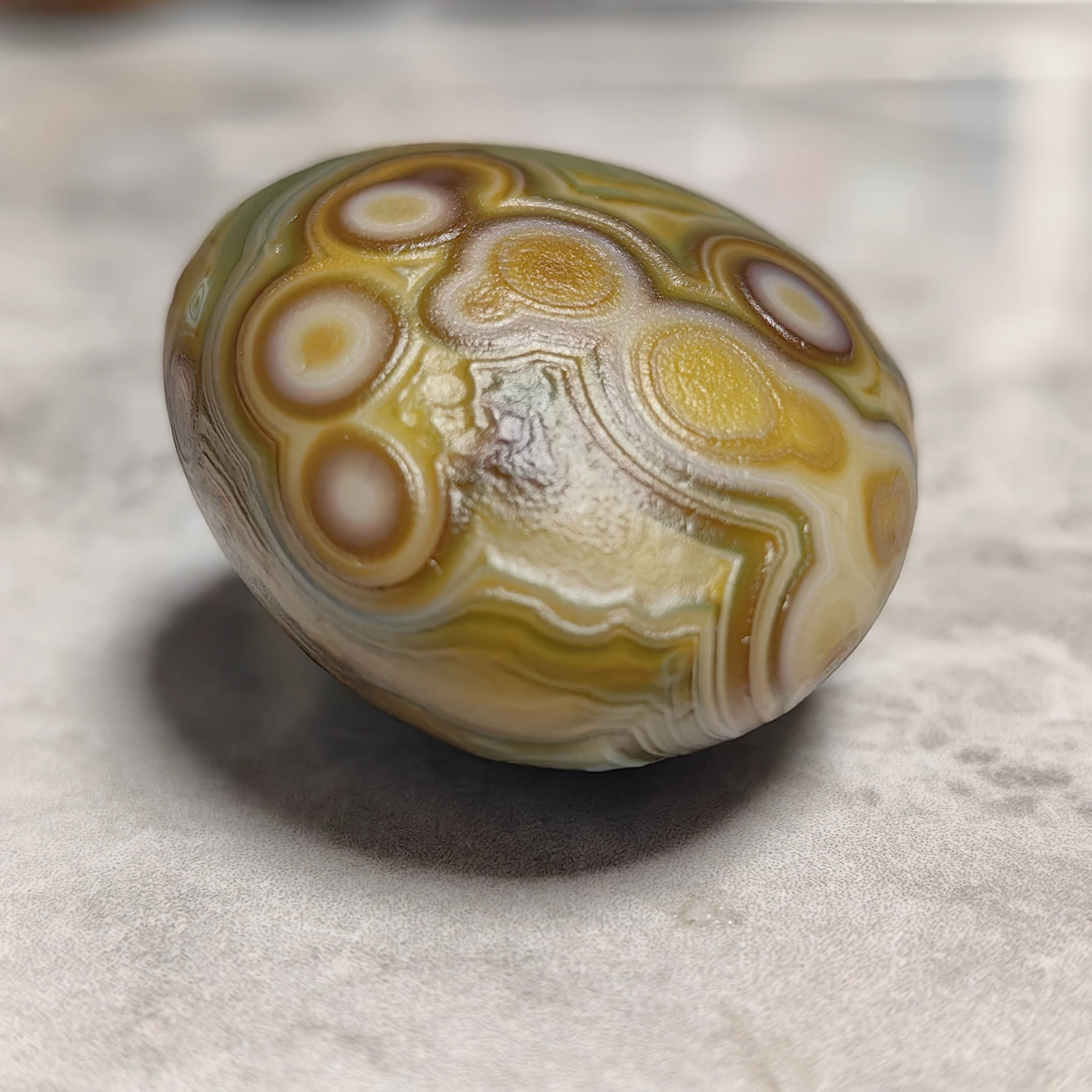 Natural Sardonyx Agate Alxa Gobi Eye Mineral Specimen Energy Crystal Chakra Reiki Healing Stone Garden Decor Gift - view 6