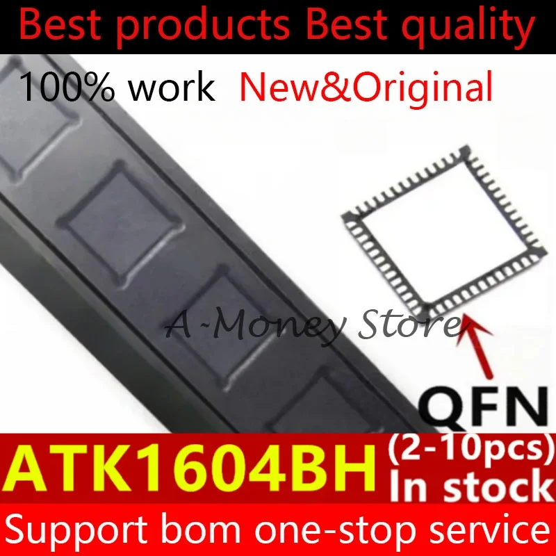 

(2-10pcs)ATK1604BHGQW ATK1604BH QFN-52