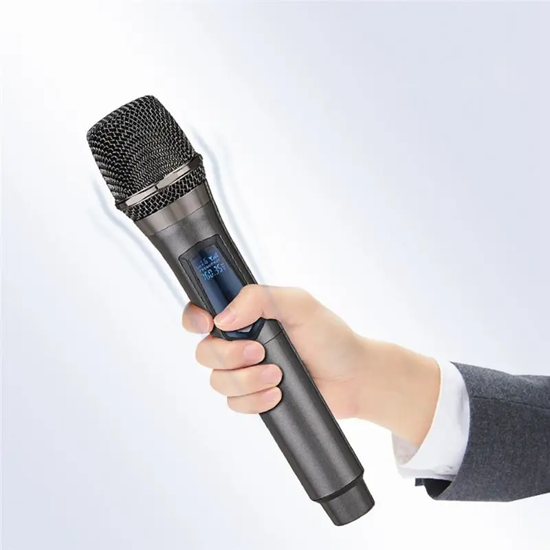 Delicate Texture-Wireless Microphone 2 Channels Plastic+Metal For Party Karaoke Professional Church Show(1 To 1)
