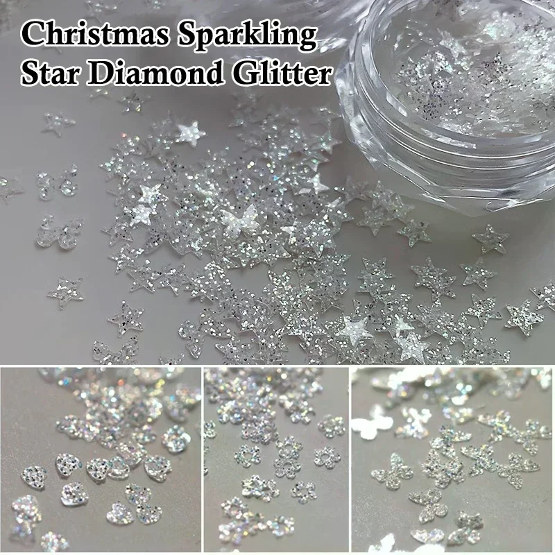 Arte do prego super glitter lantejoulas luzes holográficas fantasia arte do prego lantejoulas para meninas diy glamour ferramentas da arte do prego manicure decoração