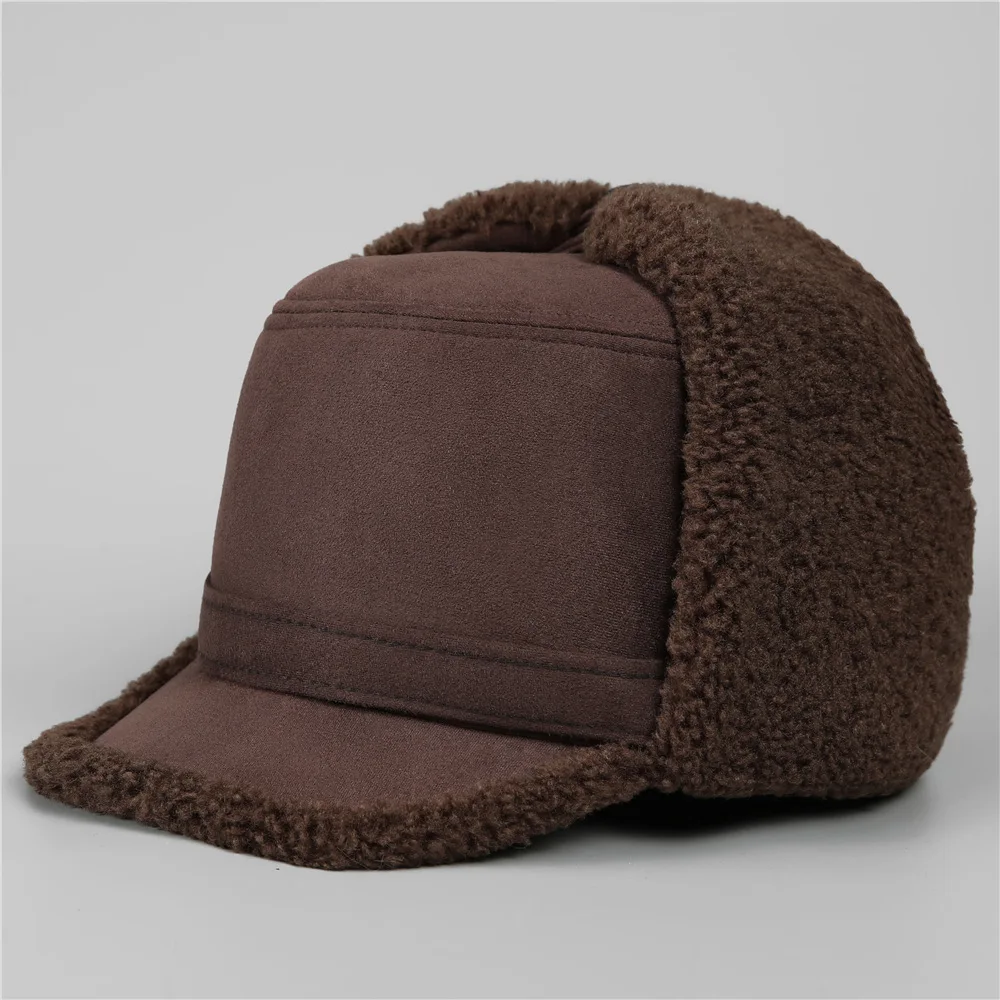 

Elderly Men's Winter Thickened Warm Hat, Grandpa Hat, Northeast Lei Feng Hat, Dad's Cold-Proof Cotton Hat