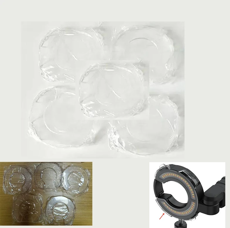 

5Pcs Car Paint Contrast Lamp Shade High Power Spotlight Protective Cover Car Mantaince Painting Detailing Work Accessories