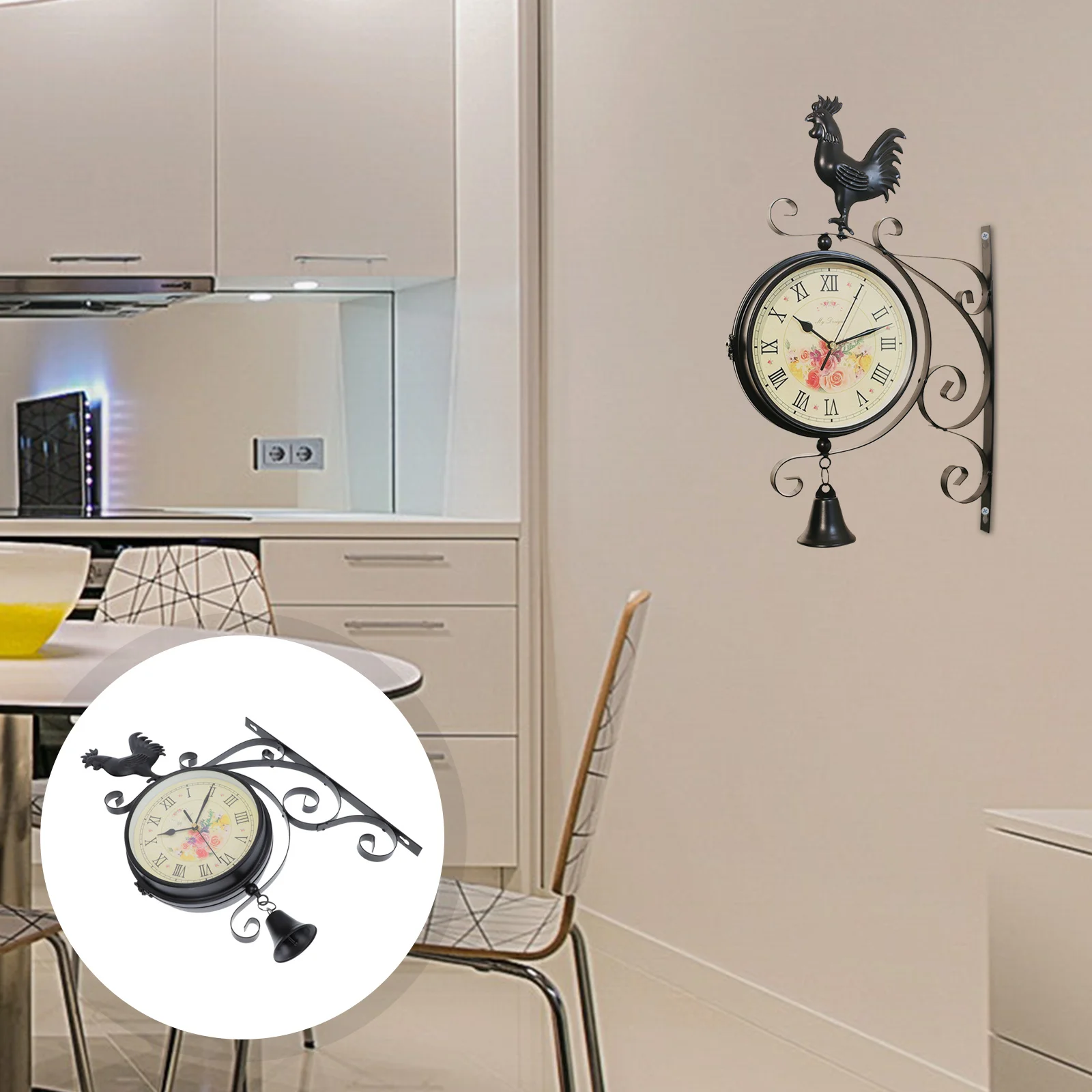 

1Pcs Decorative Wall Clock Sturdy and Perfect for Pub and Club Decoration Wall Clock Home Office Decoration