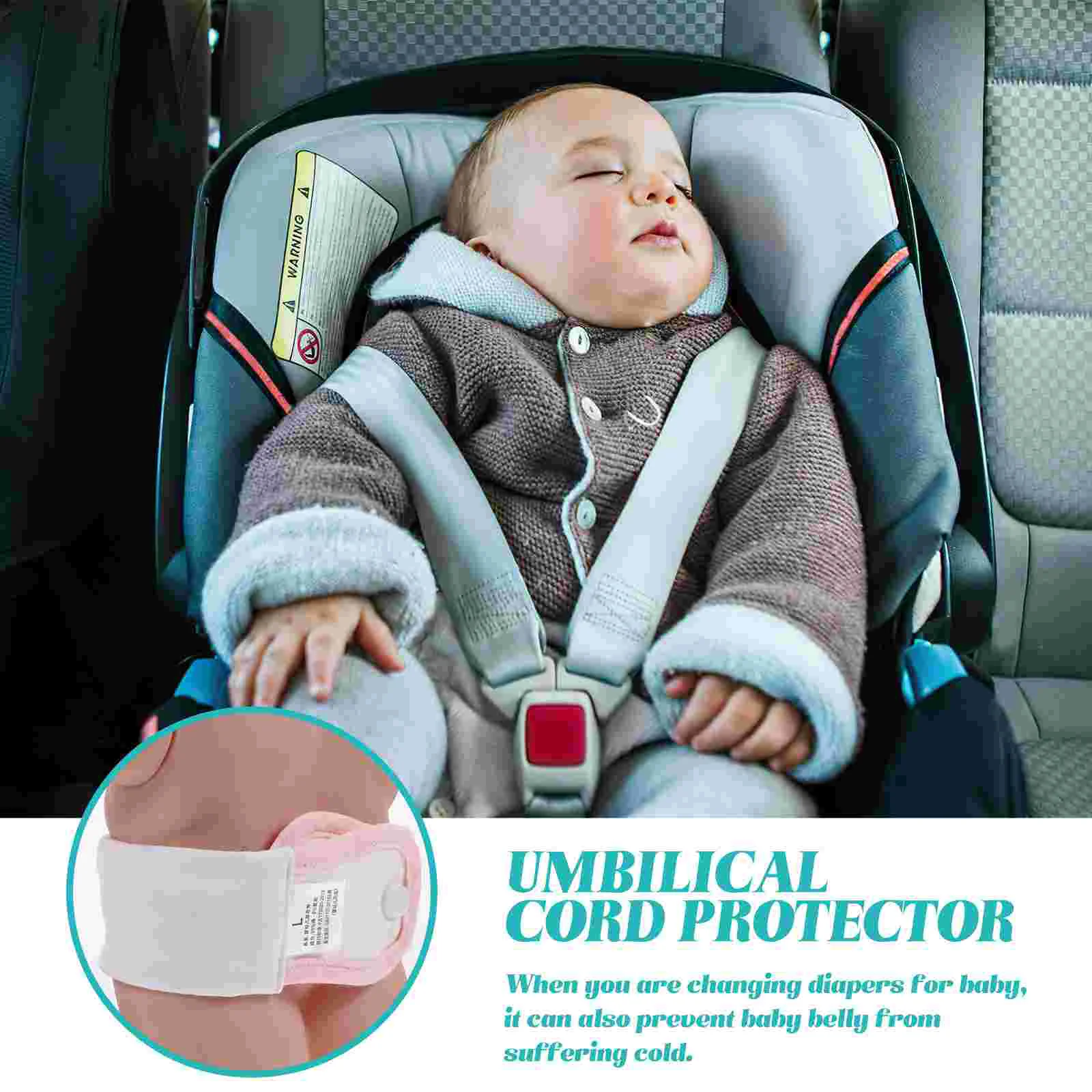 Cinturón de Hernia Umbilical para bebé, Protector de cordón Umbilical para recién nacido, 3 piezas