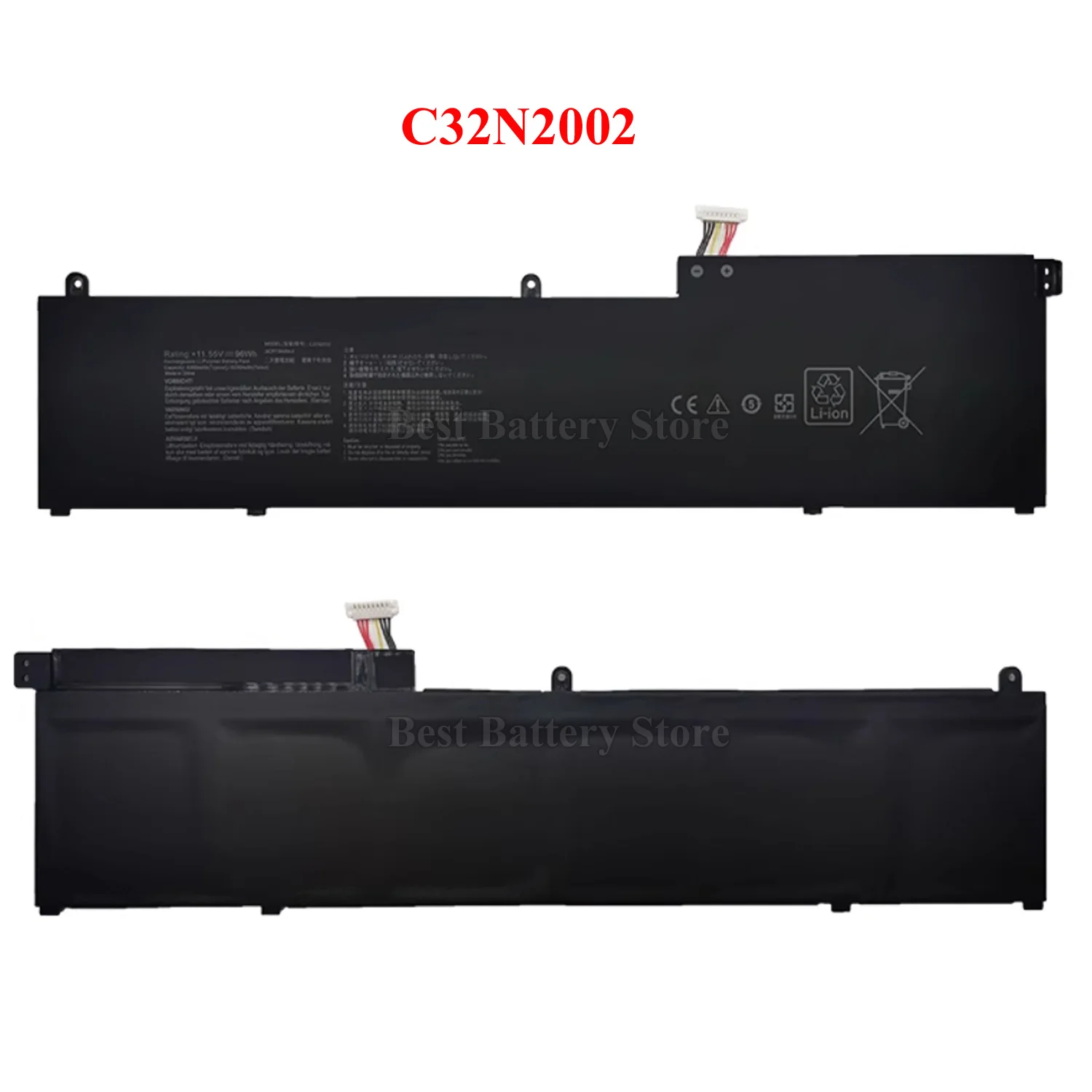C32N2002 Laptop Battery For ASUS ZenBook Pro 15 UM535 Flip 15 UX535LI UX564PH 0B200-03770000