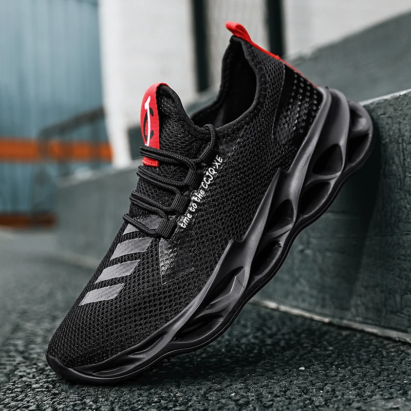 Women's Sneakers Breathable Knitted Mesh Comfortable Flat Lace Up Shoes Trendy Fashionable Casual Outdoor Women Running 2026