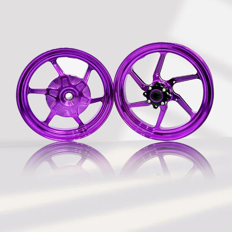 Suitable for 125 motorcycle 12-inch aluminum alloy modified CNC front and rear wheels New modified parts