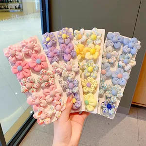 Güzel, renkli, saç, bebek için çiçek bandı, kız at kuyruğu tutucu, kauçuk yumuşak, Scrunchies, saç aksesuarları, çocuklar, yepyeni, set başına 10 adet Kauçuk-sevimli-no. 8'in en iyi 10 satışı