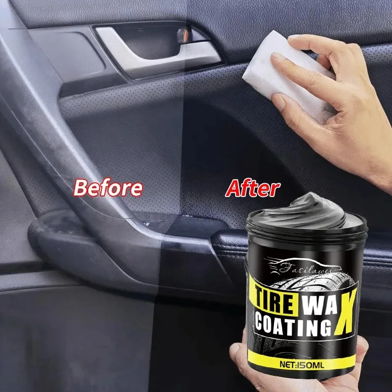 جديد! 150 جرام من الشمع لاستعادة الجلد والبلاستيك، كريم لمنعش داخلي السيارة، منتج لتجديد تألق لوحة القيادة، #6