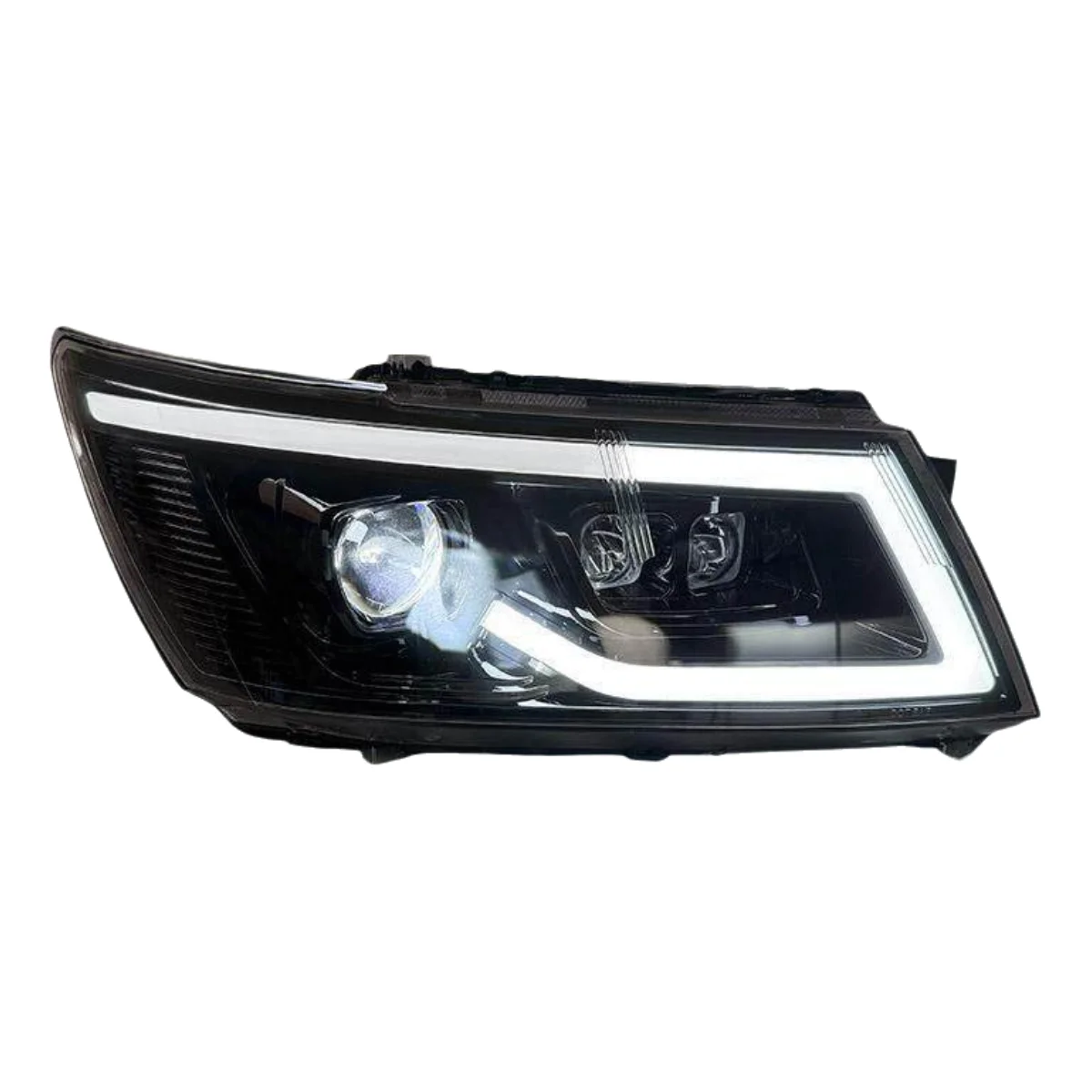 DOS for Dodge Coolway Headlight Assembly Modified Dynamic LED Daytime Running Lights Flowing Turn Signals LED Lens Headlights