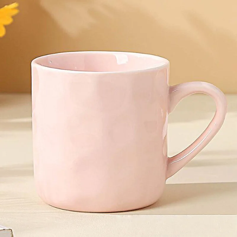 Creative Ceramic Gradual Change Color Coffee Mug Breakfast Milk Mug Office Handgrip Water Cup Kitchen Drinkware