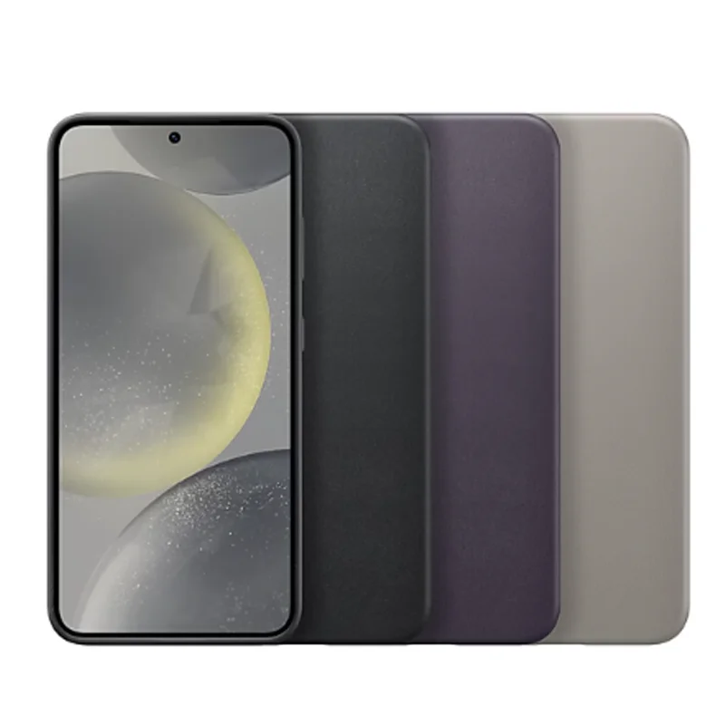 الأصلي سامسونج غالاكسي S24 جلد نباتي الهاتف الذكي الجلود تصميم نحيف غطاء الهاتف تصميم نحيف حالة الهاتف الجلدية #3