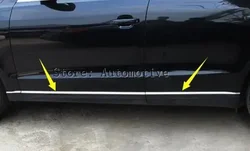 Fit For Audi Q5 2012 2013 2014 2015 2016 Stainless Steel Side Door Body Garnish Moulding Cover Trims Decoration 6Pcs Car Styling