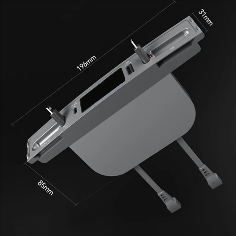 USB Telescopic Hub Docking Station for Tesla Model 3 Y 2021-2023 Central Console Fast Charging Dual PD 27W