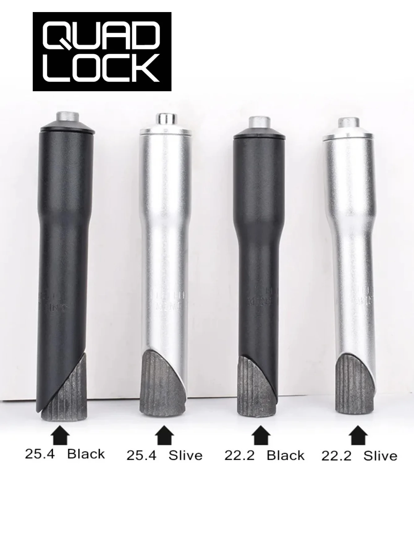 

QUAD LOCK Aluminium Alloy Mountain Bicycle Retro Gooseneck Converter Stem Rise Up Extender Ahead Adapter