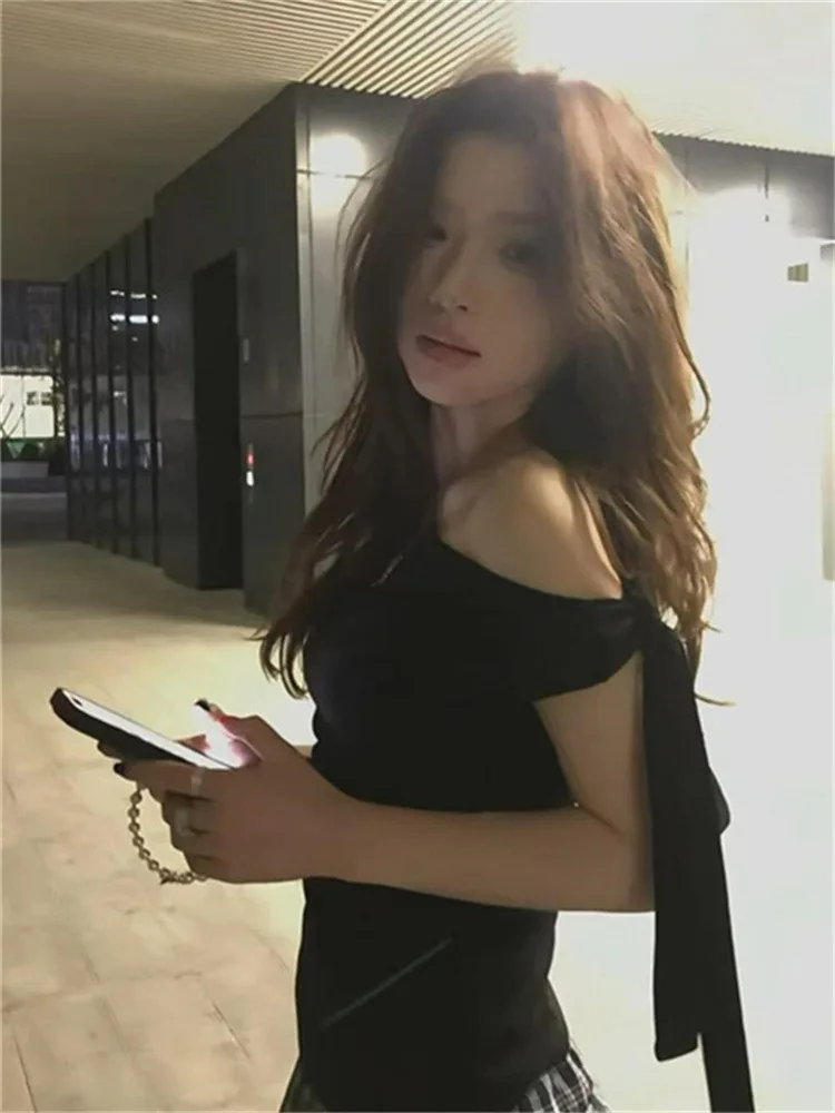 

Off Shoulder T-Shirt Streetwear Clothing Womens Summer Light Breathable Cool Simple Basic Casual Regular Beach Vacation Holiday