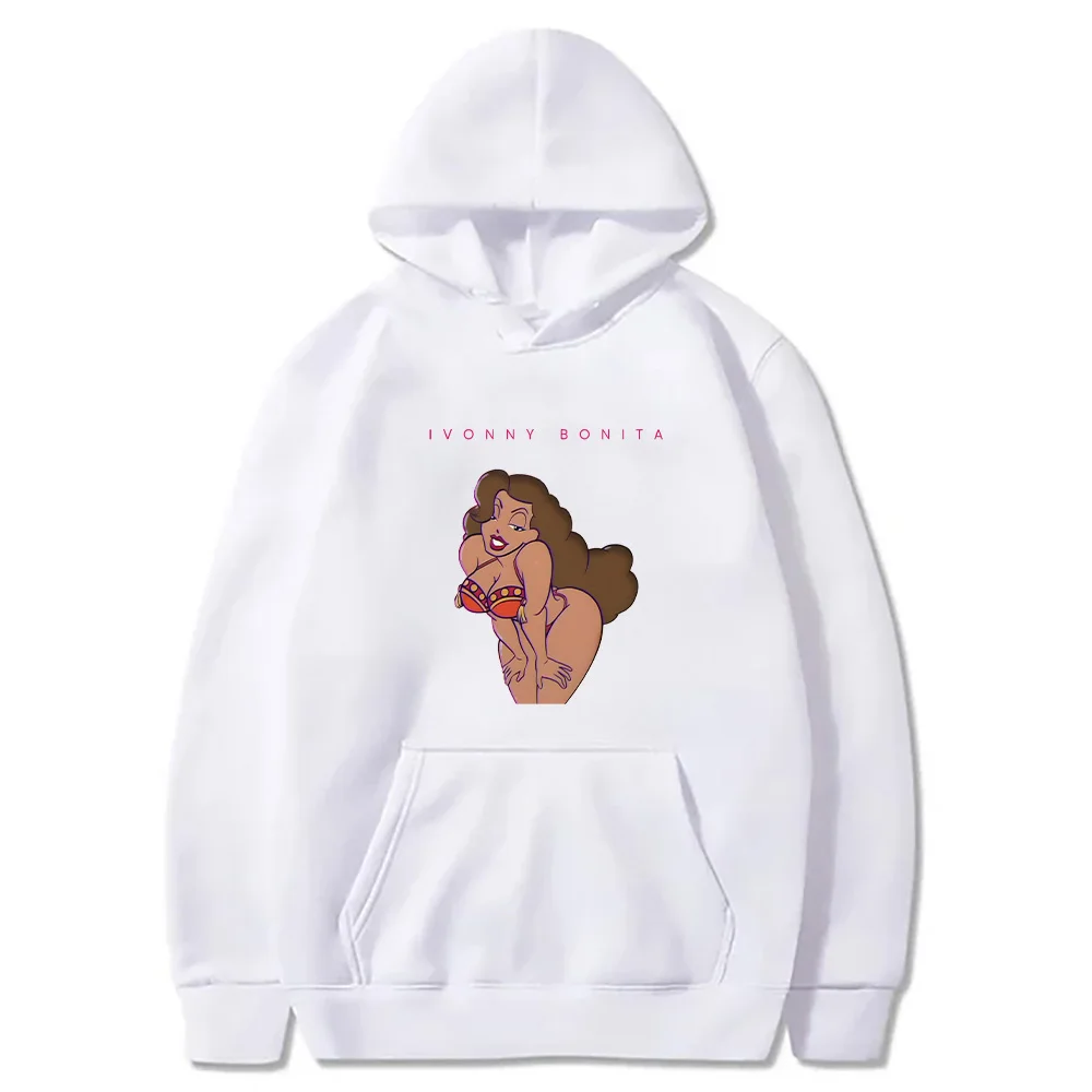 Bluza Karol G Ivonny Bonita Męska Damska Casual Vintage z Nadrukiem Graficznym Piosenkarki dla Fanów, Polarowa Bluza z Kapturem Casual