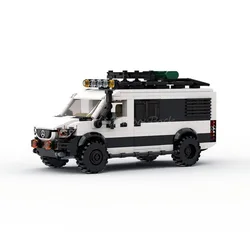 City MOC Armoring Car G300P G63 Brabus Sprinter 4x4 Building Blocks Toys Brick Ideal Military Off -road Vehicle Transport Troops