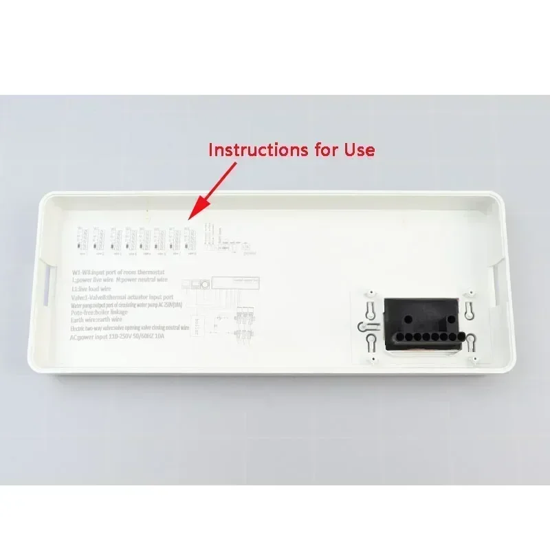 Controlador de cubo central de aquecimento de piso concentrador de 8 zonas para caldeira a gás principal/termostato inteligente Tuya Wifi/actuador