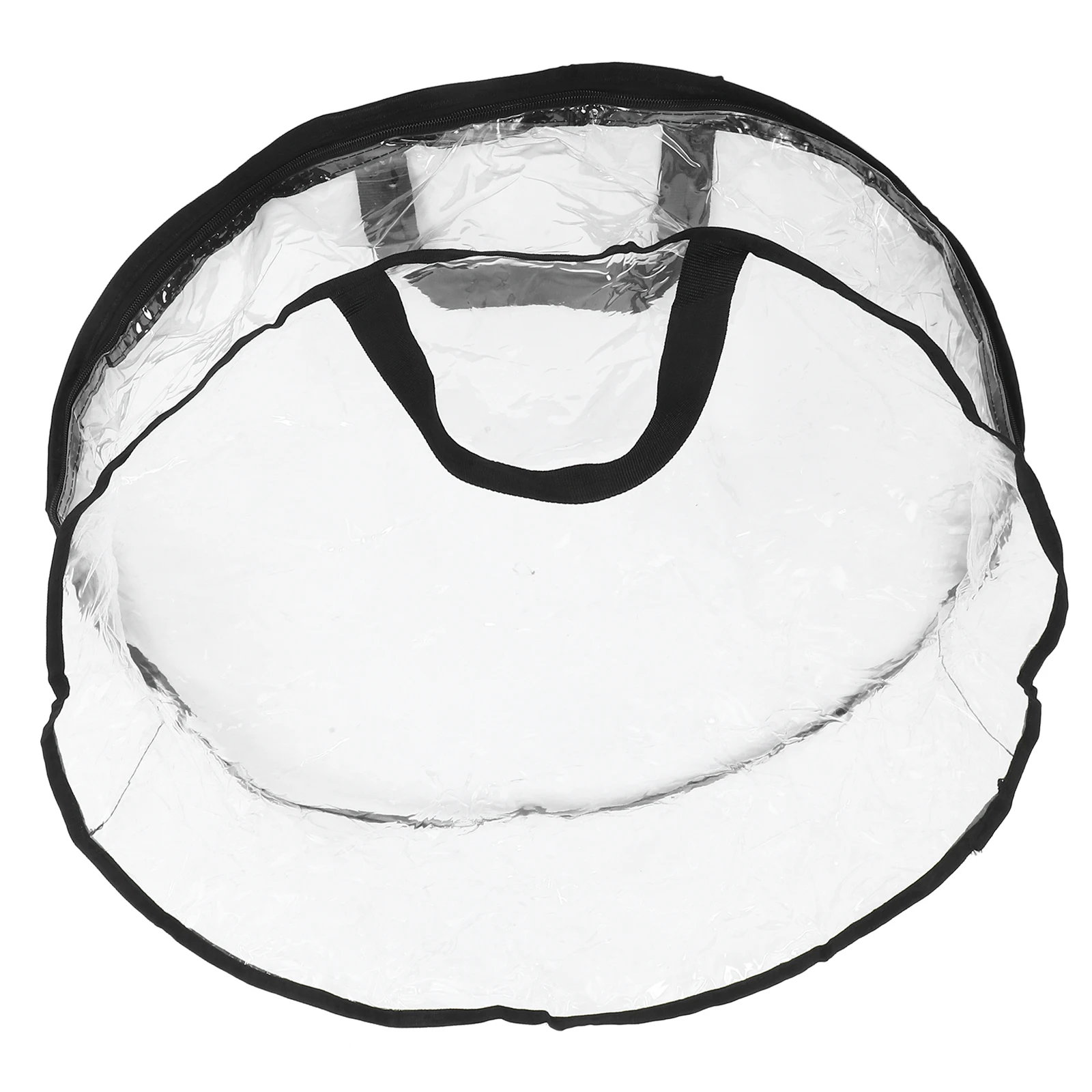 

Transparent Christmas Wreath Storage Bag Waterproof Pvc Foldable 60Cm Wreath Holder Clear Storage Container Large Capacity