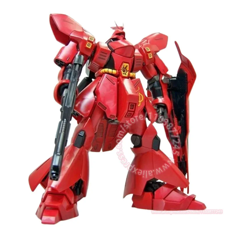 BANDAI HGUC 1/144 MSN-04 SAZABI Trendy Figure Assembly Model Children Toy Christmas Gift Peripheral Decoration Desktop Ornaments