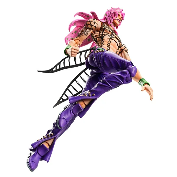 Original MEDICOS-E JoJo's Bizarre Adventure Diavolo King Crimson Bizarre Adventure PVC Action Figure Active Joints Model Statue