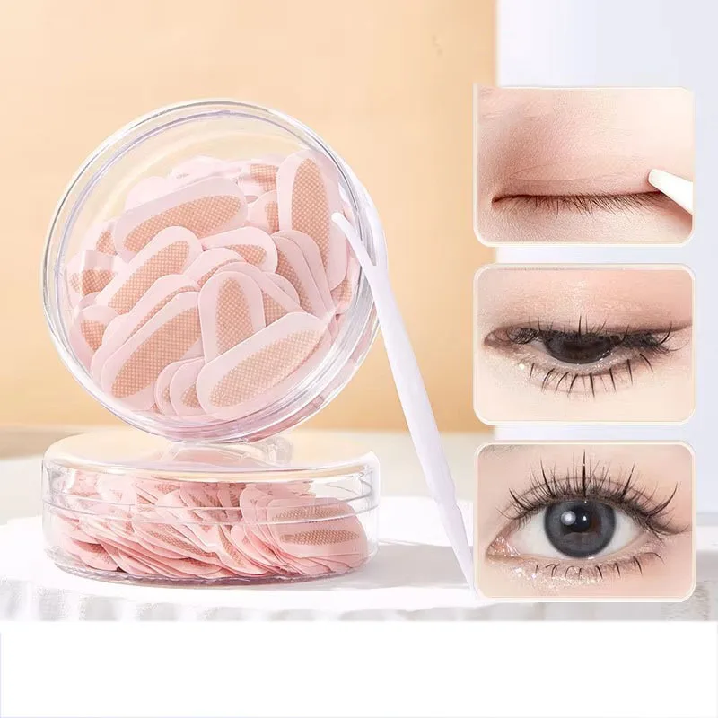 1/2/3/4set Double Eyelid Sticker Ultra Thin Invisible Strips For Monolid Quick Beauty Hack Comfort All Day Wear