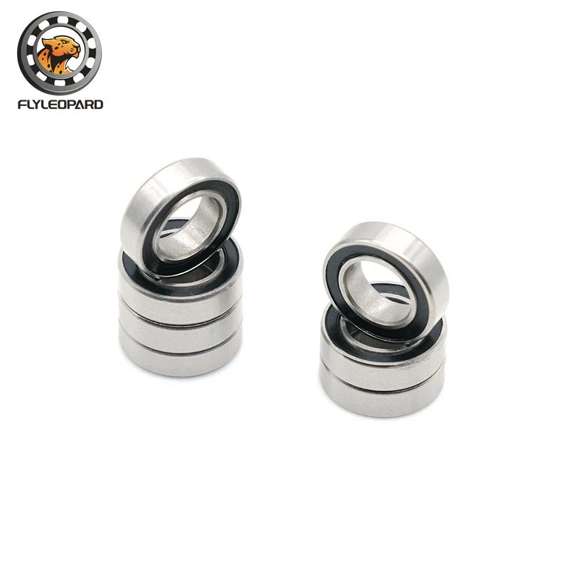 4PCS 3802-2RS Ball Bearings 15x24x7 mm Double Row Full Balls Bicycle Suspension Pivot Repair Parts 63802 2RS Bearing