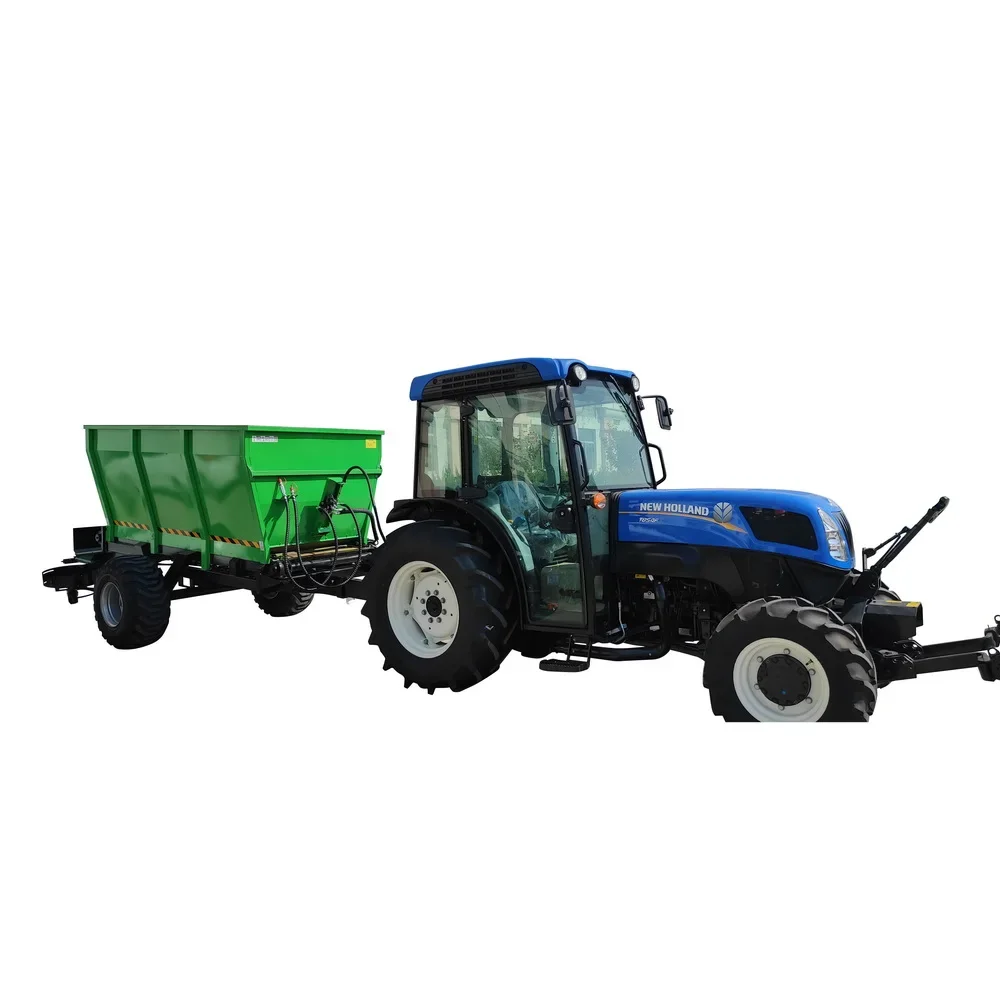 farm machinery tractor mounted manure fertilizer spreader