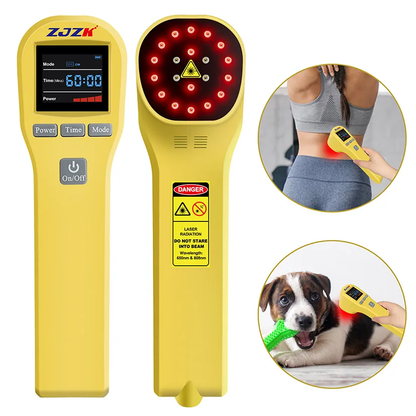 

Lllt Cold Laser Therapy Physical Therapist Use for Sciatica Pain Relief Anti-inflammation With 880mW 4x808nm+16x650nm 20 Diodes