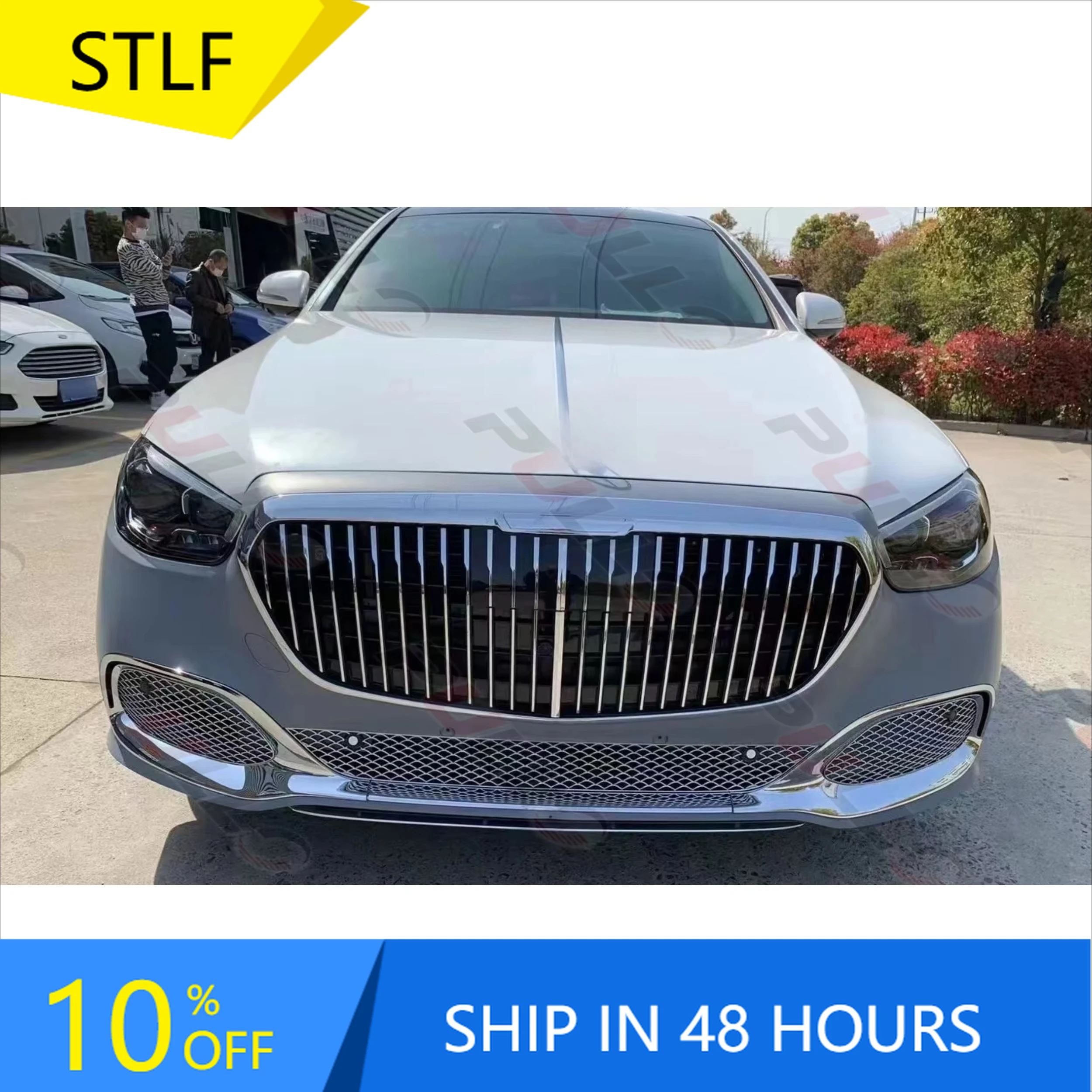 

STLFCar Body Kit for for Mercedess Benzs E Class W213 2018-2020 Upgrade to maybachs Include Front and Rear Bumper