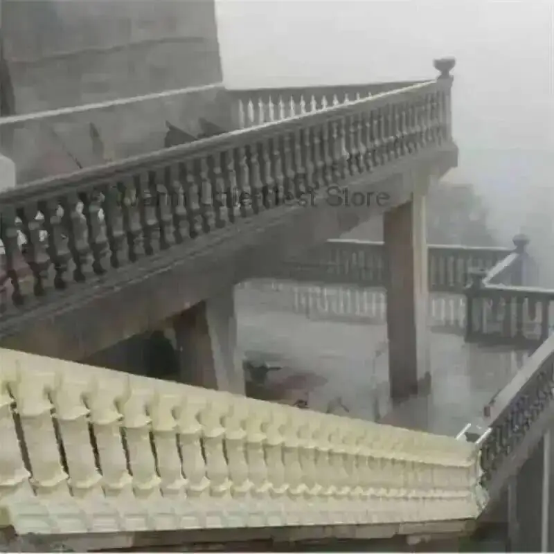 Mold Railing European Stair Handrail Fence Cement Model Cast-in-place Roman Pillar Villa Outdoor Slope Corner Building Mold Z