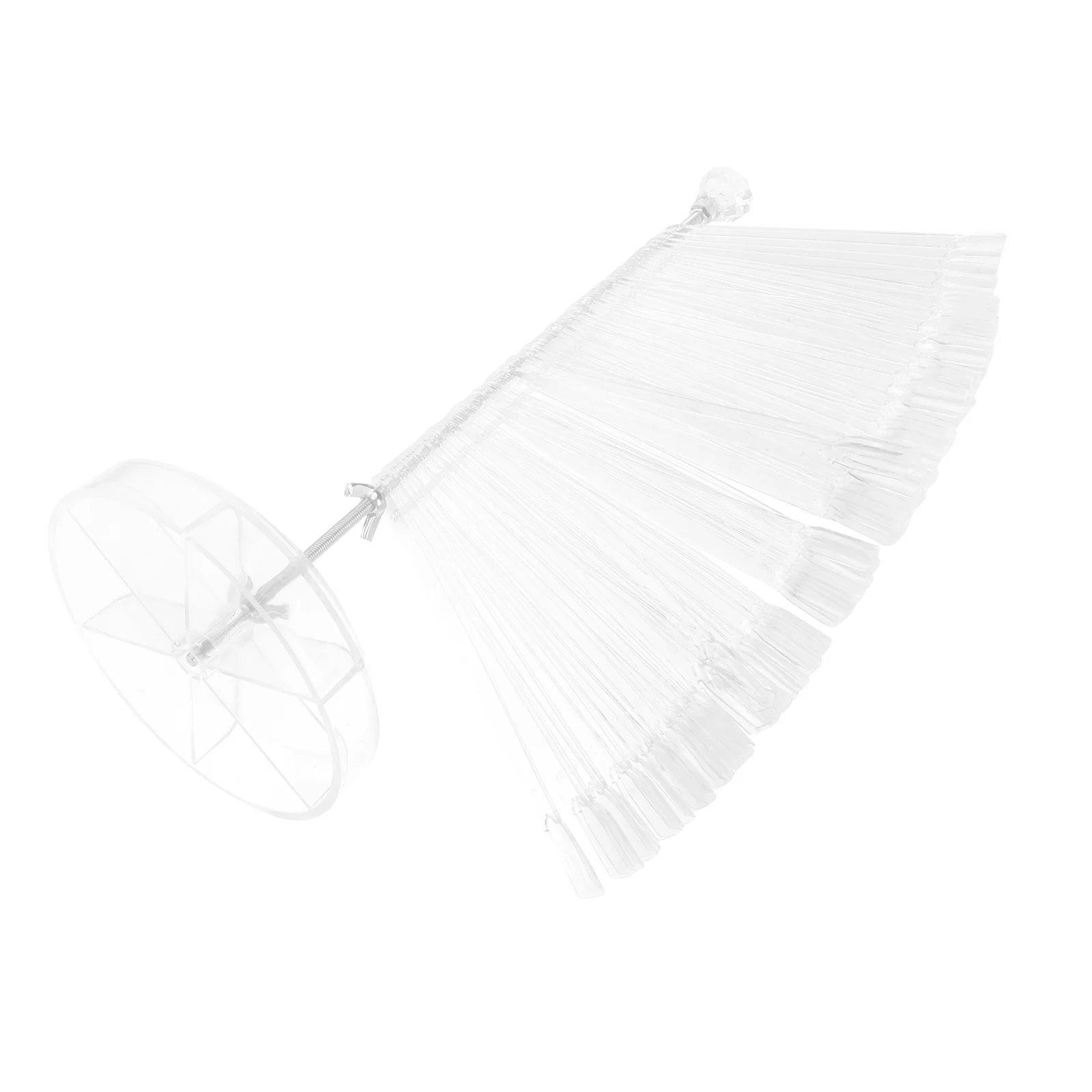 

120pcs Nail Art Color Chart Clear Plastic Acrylic Stainless Steel Practice Board For Salon Display Training Spiral Shelf