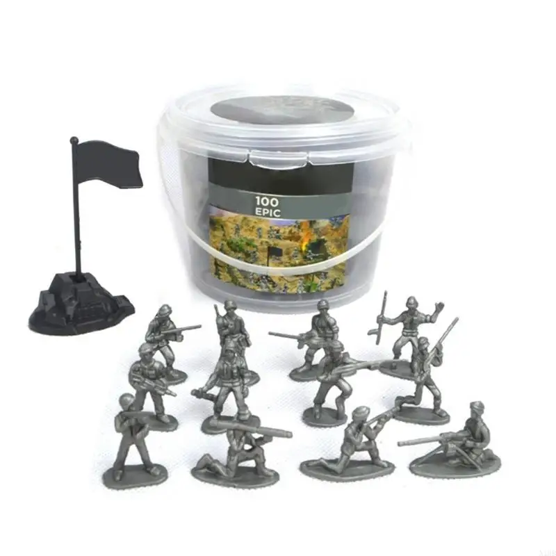 

12styles 100pcs Men Men Men Toy Soldier Model модель для малыша подарка